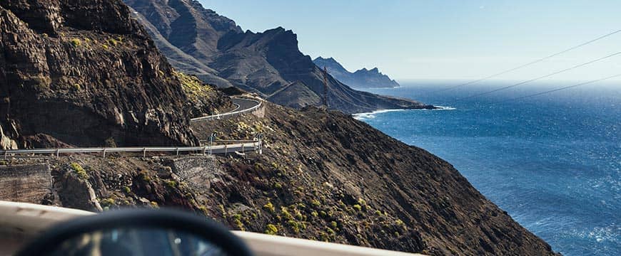 Carreteras de Agana en Tenerife